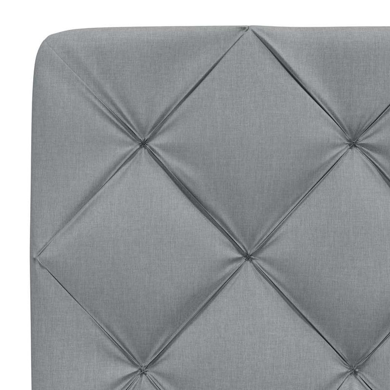 Casa si Gradina - Mobilier - Paturi si accesorii - Paturi - Cadru de pat fara saltea, gri deschis, 140x200 cm, textil - Infinity.ro