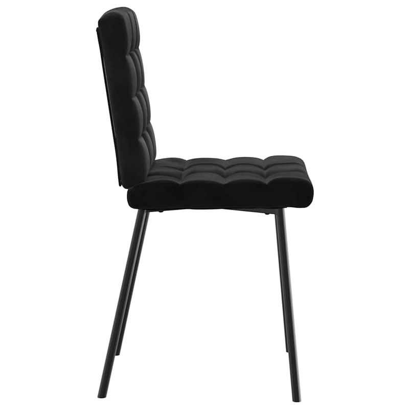 Casa si Gradina - Mobilier - Scaune si fotolii - Scaune - Scaune de bucatarie, 4 buc., negru, catifea - Infinity.ro