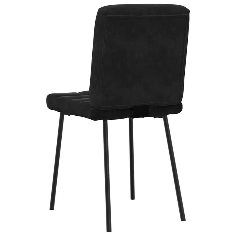 Casa si Gradina - Mobilier - Scaune si fotolii - Scaune - Scaune de bucatarie, 4 buc., negru, catifea - Infinity.ro