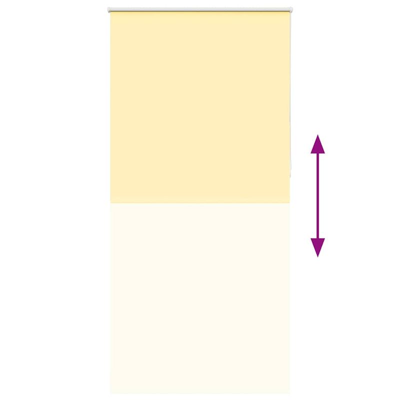 Casa si Gradina - Textile si covoare - Rulouri si jaluzele - Jaluza cu role opace galben 100x230 cm latime tesatura 95,7 cm - Infinity.ro