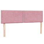 Casa si Gradina - Mobilier - Paturi si accesorii - Paturi - Pat box spring cu saltea, roz, 160x220 cm, catifea - Infinity.ro