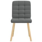 Casa si Gradina - Mobilier - Scaune si fotolii - Scaune - Scaune de bucatarie pivotante, 4 buc., gri inchis, textil - Infinity.ro
