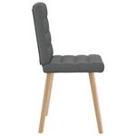 Casa si Gradina - Mobilier - Scaune si fotolii - Scaune - Scaune de bucatarie pivotante, 4 buc., gri inchis, textil - Infinity.ro