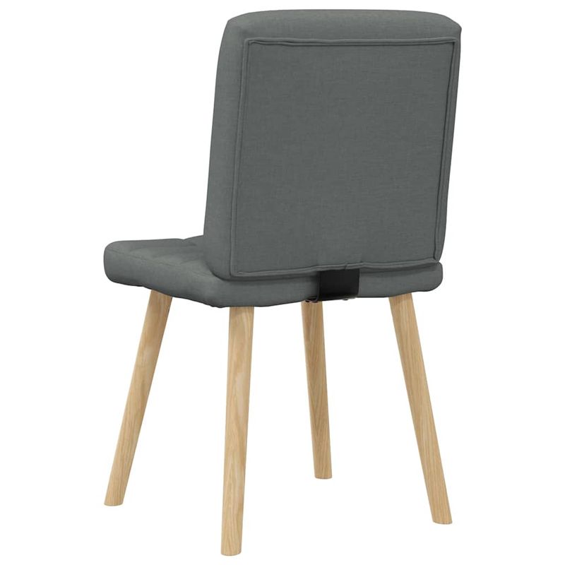 Casa si Gradina - Mobilier - Scaune si fotolii - Scaune - Scaune de bucatarie pivotante, 4 buc., gri inchis, textil - Infinity.ro