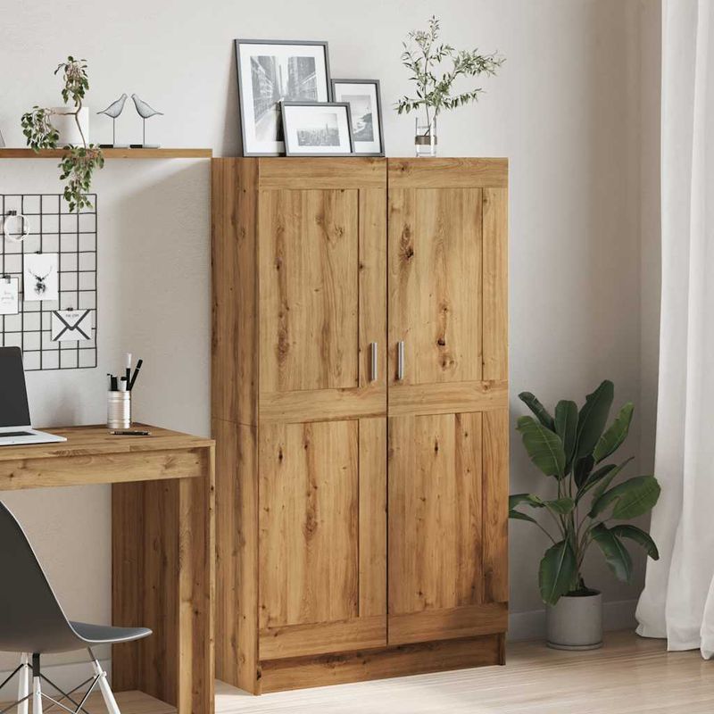 Casa si Gradina - Mobilier - Biblioteci si rafturi - Biblioteci - Biblioteca, stejar artizanal, 82,5x30,5x150 cm, lemn prelucrat - Infinity.ro