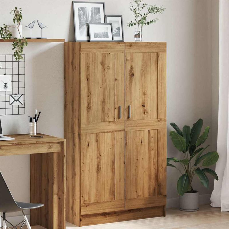 Casa si Gradina - Mobilier - Biblioteci si rafturi - Biblioteci - Biblioteca, stejar artizanal, 82,5x30,5x150 cm, lemn prelucrat - Infinity.ro