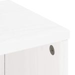 Casa si Gradina - Mobilier - Comode si corpuri - Comode - Dulap lateral „ODDA” alb 40x24x79 cm, lemn masiv de pin, model cu 1 ușă - Infinity.ro