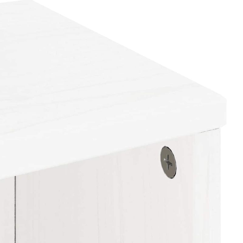 Casa si Gradina - Mobilier - Comode si corpuri - Comode - Dulap lateral „ODDA” alb 40x24x79 cm, lemn masiv de pin, model cu 1 ușă - Infinity.ro