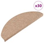Casa si Gradina - Textile si covoare - Covoare - Covoare casa - Covorase scara autoadezive 30 buc Bej 65x22,5x3,5 cm - Infinity.ro