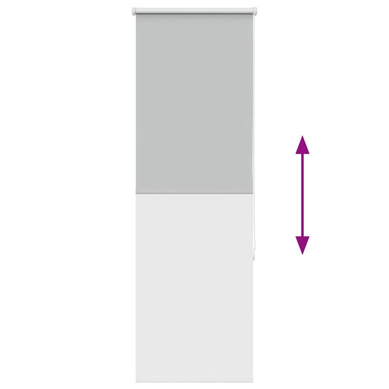 Casa si Gradina - Textile si covoare - Rulouri si jaluzele - Jaluza cu role opace 60x130 cm latime material 55,7 cm, gri deschis - Infinity.ro