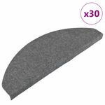 Casa si Gradina - Textile si covoare - Covoare - Covoare casa - Covorase scara autoadezive 30 buc Gri 65x22,5x3,5 cm - Infinity.ro