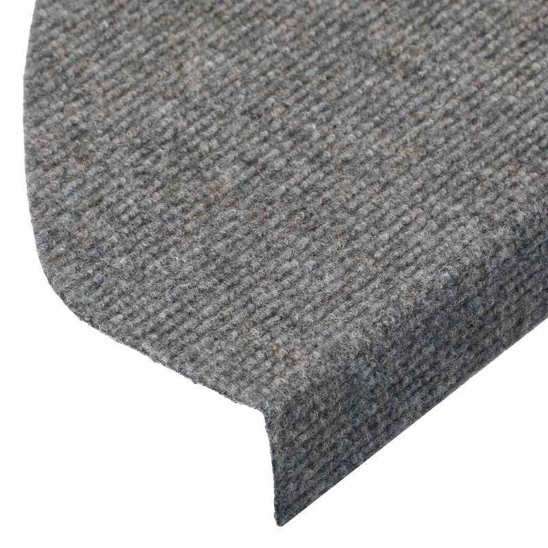Casa si Gradina - Textile si covoare - Covoare - Covoare casa - Covorase scara autoadezive 30 buc Gri 65x22,5x3,5 cm - Infinity.ro