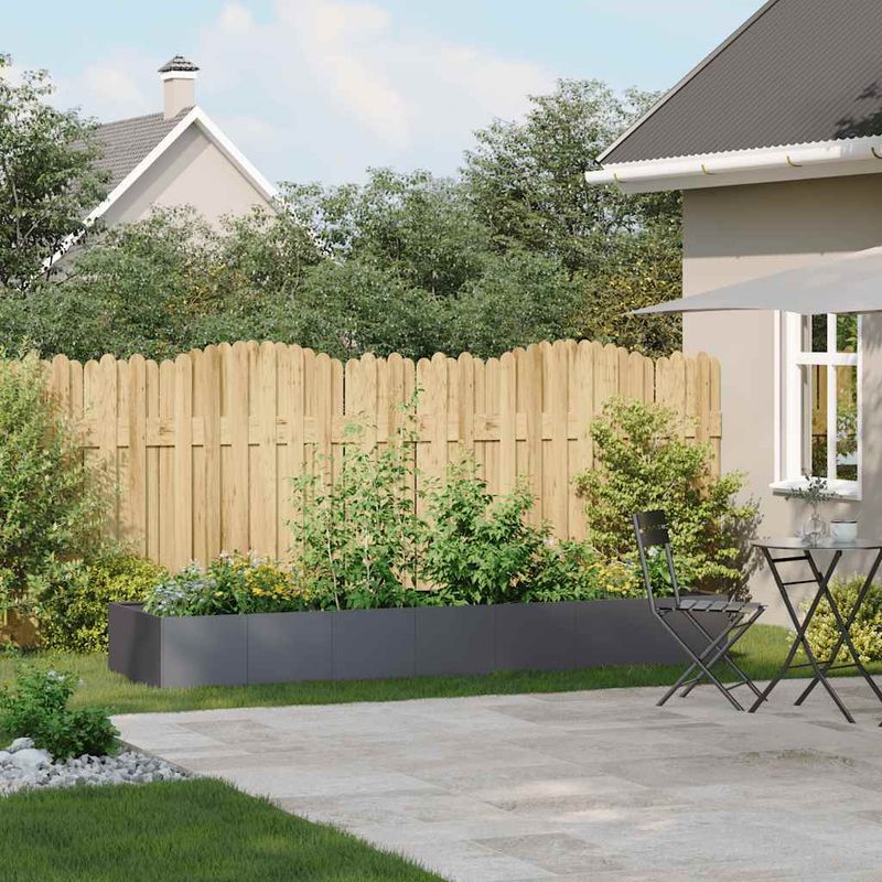 Casa si Gradina - Gradinarit si plante - Plante si ghivece - Ghivece si suporturi - Jardiniera Antracit 280x80x40 cm Otel - Infinity.ro