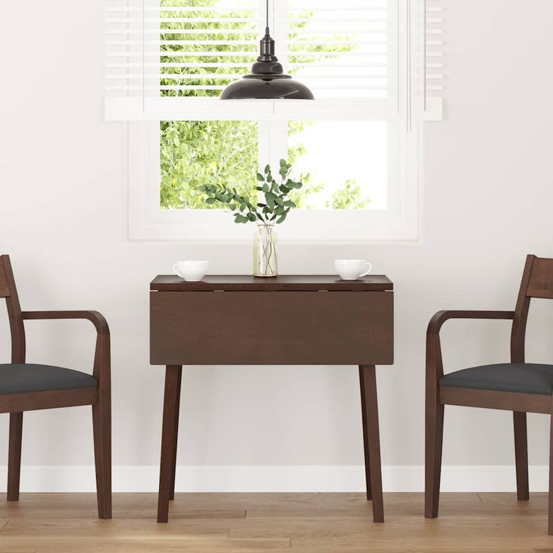 Casa si Gradina - Mobilier - Mese si birouri - Mese bucatarie si dining - Masa de sufragerie maro din lemn masiv cauciuc - Infinity.ro