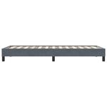 Casa si Gradina - Mobilier - Paturi si accesorii - Paturi - Pat cu arcuri fara saltea Gri inchis 90x210 cm catifea - Infinity.ro