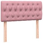 Casa si Gradina - Mobilier - Paturi si accesorii - Paturi - Pat box spring cu saltea, roz, 90x210 cm, catifea - Infinity.ro