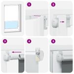 Casa si Gradina - Textile si covoare - Rulouri si jaluzele - Jaluza cu role opace Rosu 75x210 cm latime material 70,7 cm - Infinity.ro