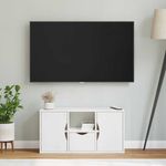 Casa si Gradina - Mobilier - Comode si corpuri - Comode - Dulap TV cu sertar „ODDA” alb 79x24x40 cm lemn masiv de pin - Infinity.ro