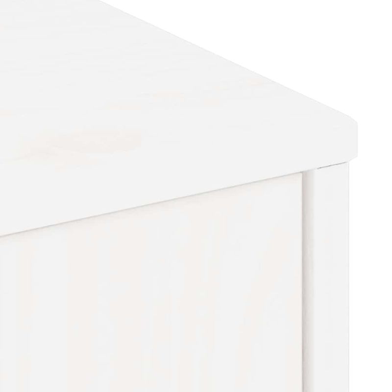 Casa si Gradina - Mobilier - Comode si corpuri - Comode - Dulap TV cu sertar „ODDA” alb 79x24x40 cm lemn masiv de pin - Infinity.ro