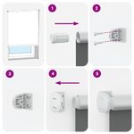 Casa si Gradina - Textile si covoare - Rulouri si jaluzele - Jaluza cu role opace alb 100x210 cm latime material 95,7 cm - Infinity.ro