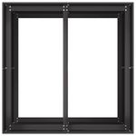 Casa si Gradina - Gradinarit si plante - Plante si ghivece - Ghivece si suporturi - Jardiniera, negru, 80x80x80 cm, otel - Infinity.ro