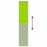 Casa si Gradina - Textile si covoare - Rulouri si jaluzele - Jaluza cu role opace 50x210 cm latime material 45,7 cm, frunze verzi - Infinity.ro