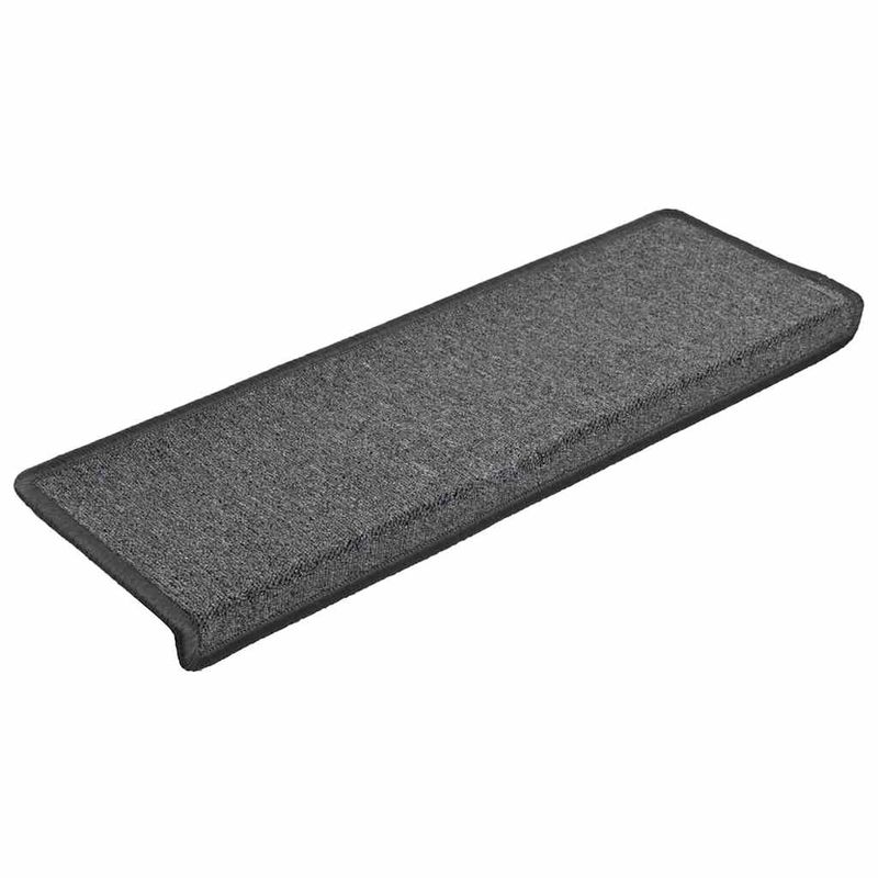 Casa si Gradina - Textile si covoare - Covoare - Covoare casa - Covorase scara 30 buc 65x21x4 cm gri inchis - Infinity.ro