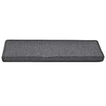 Casa si Gradina - Textile si covoare - Covoare - Covoare casa - Covorase scara 30 buc 65x21x4 cm gri inchis - Infinity.ro