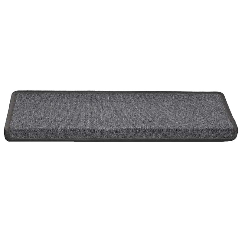 Casa si Gradina - Textile si covoare - Covoare - Covoare casa - Covorase scara 30 buc 65x21x4 cm gri inchis - Infinity.ro