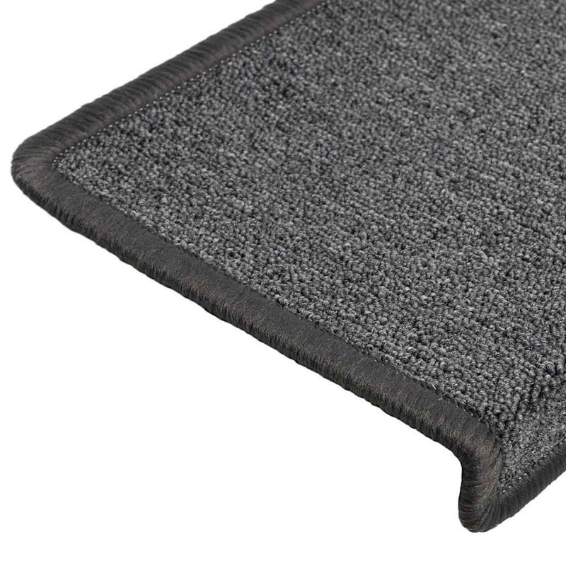 Casa si Gradina - Textile si covoare - Covoare - Covoare casa - Covorase scara 30 buc 65x21x4 cm gri inchis - Infinity.ro