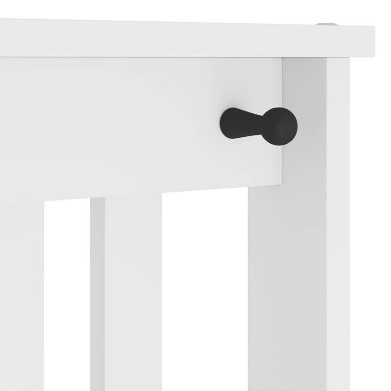 Casa si Gradina - Mobilier - Organizare si depozitare - Bancute - Arborele „SANDENS” alb 45x40x159,5 cm lemn masiv de pin - Infinity.ro