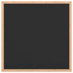 Carti si Birotica - Birotica - Accesorii de birou - Table si clipboard-uri - Tabla cu cadru din lemn masiv de pin negru 40x40 cm - Infinity.ro