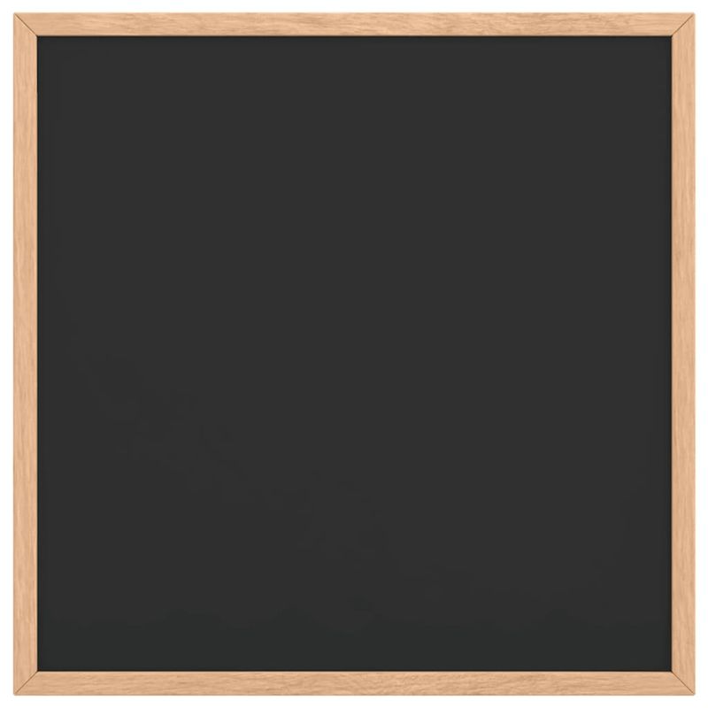 Carti si Birotica - Birotica - Accesorii de birou - Table si clipboard-uri - Tabla cu cadru din lemn masiv de pin negru 40x40 cm - Infinity.ro