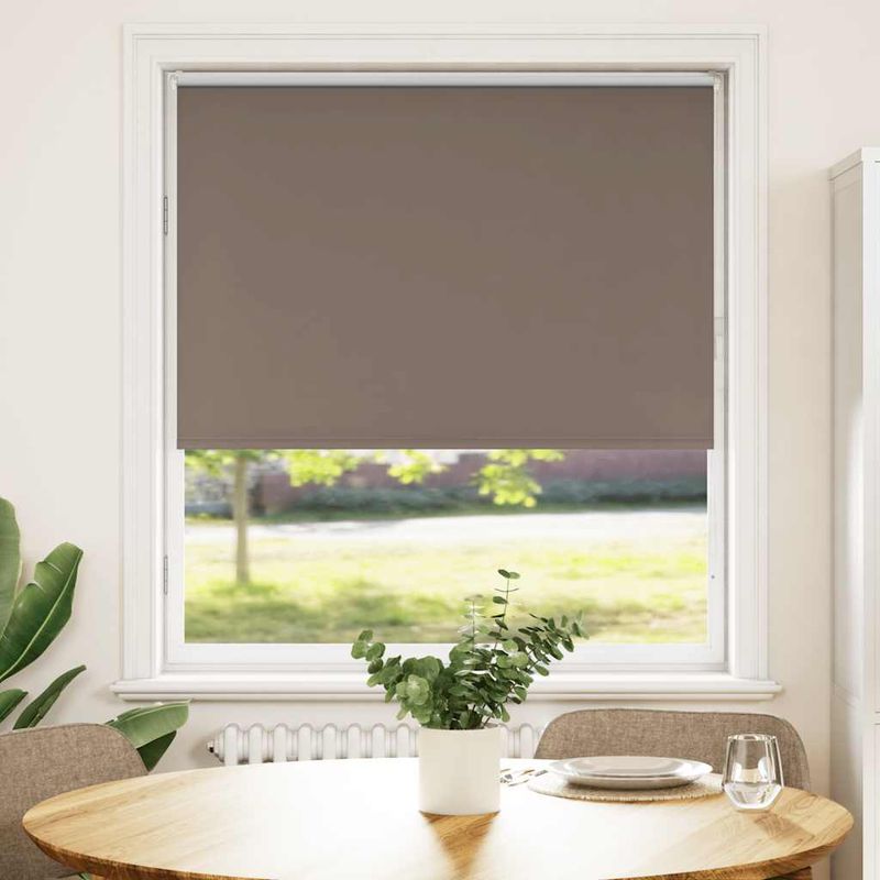 Casa si Gradina - Textile si covoare - Rulouri si jaluzele - Jaluza cu role opace cafea 100x150 cm latime tesatura 95,7 cm - Infinity.ro