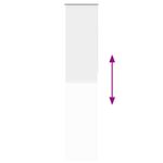 Casa si Gradina - Textile si covoare - Rulouri si jaluzele - Jaluza cu role opace alb 40x230 cm latime material 35,7 cm - Infinity.ro