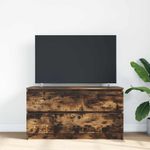 Casa si Gradina - Mobilier - Comode si corpuri - Comode - Comoda TV, stejar fumuriu, 100x35x54 cm, lemn compozit, lăţime 100 cm - Infinity.ro
