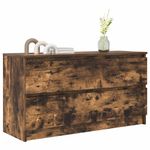 Casa si Gradina - Mobilier - Comode si corpuri - Comode - Comoda TV, stejar fumuriu, 100x35x54 cm, lemn compozit, lăţime 100 cm - Infinity.ro