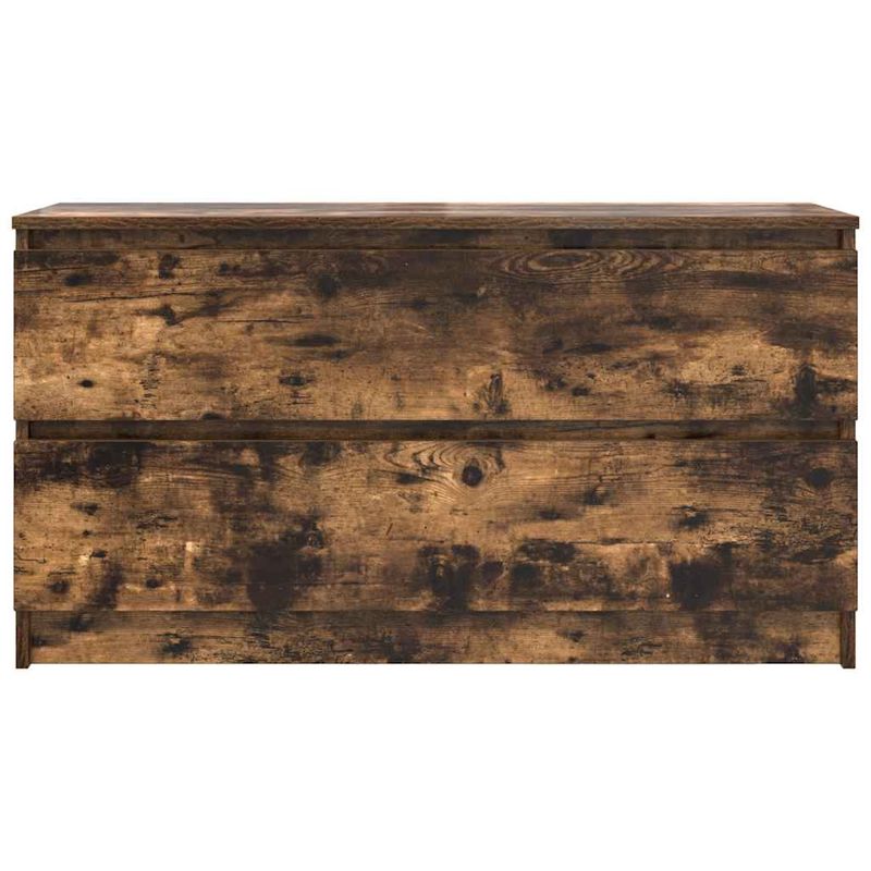 Casa si Gradina - Mobilier - Comode si corpuri - Comode - Comoda TV, stejar fumuriu, 100x35x54 cm, lemn compozit, lăţime 100 cm - Infinity.ro