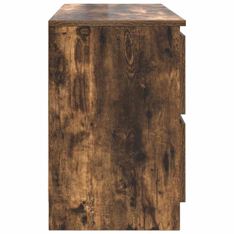 Casa si Gradina - Mobilier - Comode si corpuri - Comode - Comoda TV, stejar fumuriu, 100x35x54 cm, lemn compozit, lăţime 100 cm - Infinity.ro