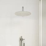 Casa si Gradina - Sanitare - Cazi si cabine de dus - Coloane si seturi de dus - Cap de dus cu ploaie rotunda din otel inoxidabil 304 25 cm - Infinity.ro