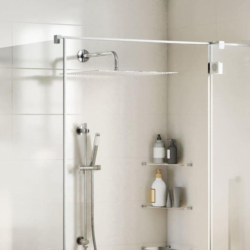 Casa si Gradina - Sanitare - Cazi si cabine de dus - Coloane si seturi de dus - Cap de dus cu ploaie din otel inoxidabil 304 50x50 cm patrat - Infinity.ro