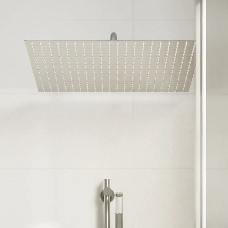 Casa si Gradina - Sanitare - Cazi si cabine de dus - Coloane si seturi de dus - Cap de dus cu ploaie din otel inoxidabil 304 50x50 cm patrat - Infinity.ro