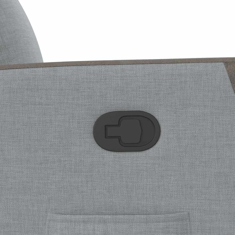 Casa si Gradina - Mobilier - Scaune si fotolii - Fotolii - Fotoliu rabatabil, gri deschis, material textil - Infinity.ro