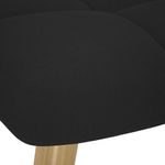 Casa si Gradina - Mobilier - Scaune si fotolii - Fotolii - Fotoliu de relaxare cu taburet, negru, textil - Infinity.ro