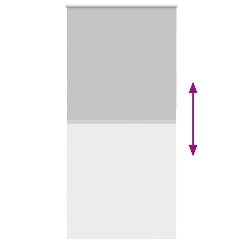 Casa si Gradina - Textile si covoare - Rulouri si jaluzele - Jaluza cu role opace 110x210 cm latime material 105,7 cm, gri deschis - Infinity.ro