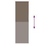 Casa si Gradina - Textile si covoare - Rulouri si jaluzele - Jaluza cu role opace cafea 40x130 cm latime material 35,7 cm - Infinity.ro