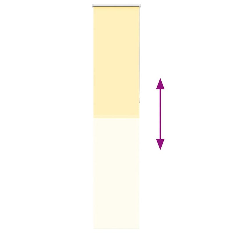 Casa si Gradina - Textile si covoare - Rulouri si jaluzele - Jaluza cu role opace galben 40x230 cm latime material 35,7 cm - Infinity.ro