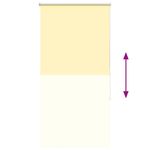 Casa si Gradina - Textile si covoare - Rulouri si jaluzele - Jaluza cu role opace galben 80x130 cm latime material 75,7 cm - Infinity.ro