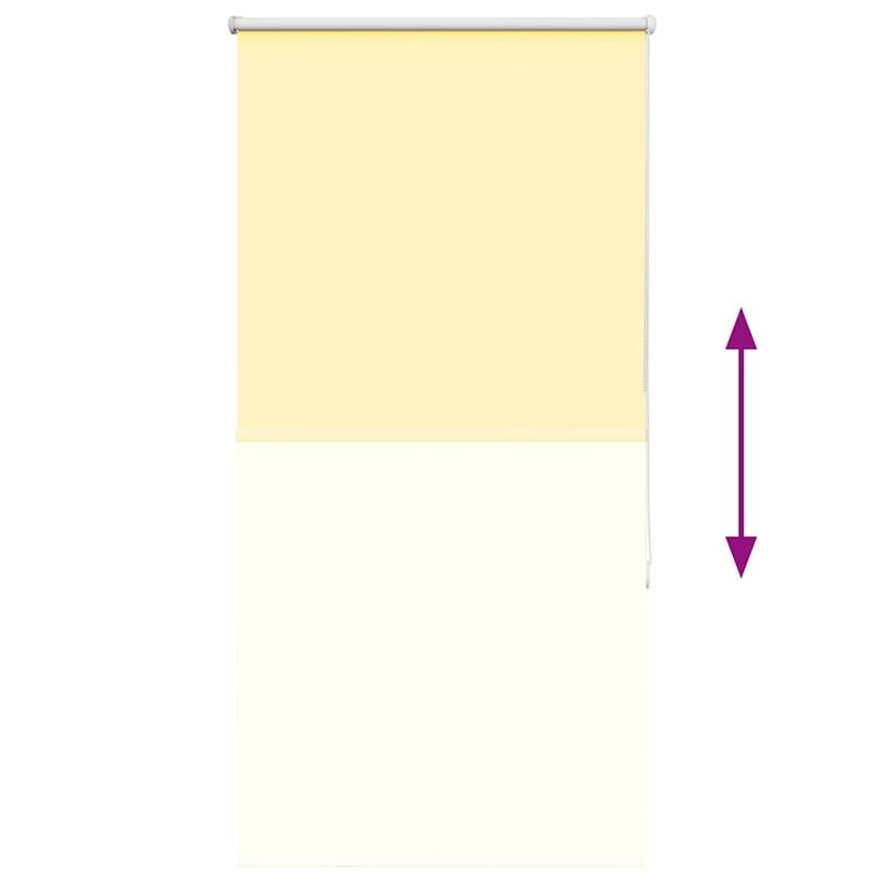 Casa si Gradina - Textile si covoare - Rulouri si jaluzele - Jaluza cu role opace galben 80x130 cm latime material 75,7 cm - Infinity.ro