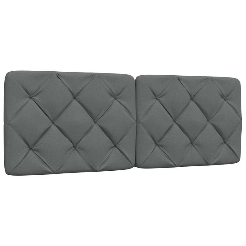 Casa si Gradina - Mobilier - Paturi si accesorii - Paturi - Cadru de pat cu LED fara saltea tesatura gri inchis 120x200 cm - Infinity.ro